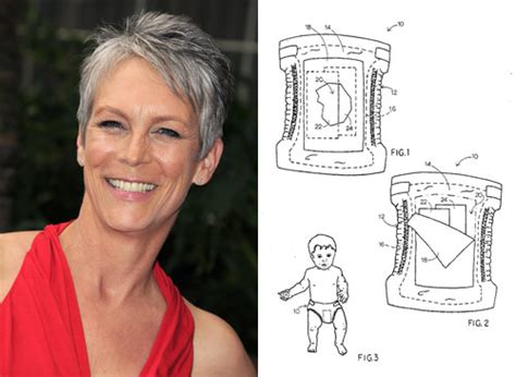 Jamie Lee Curtis patented a diaper with a pocket